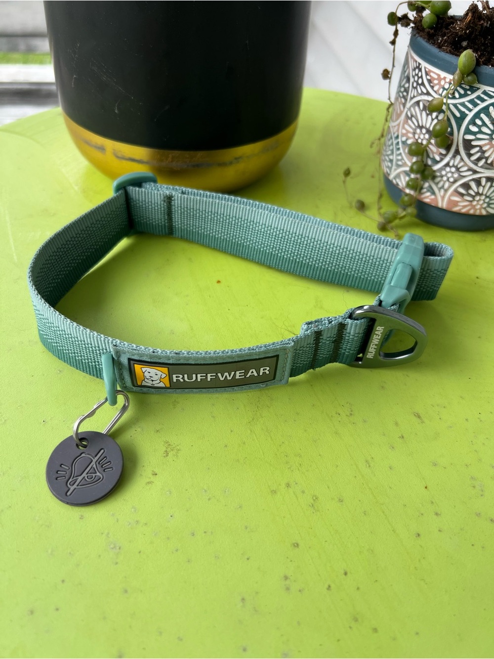 Ruffwear Olive Green Adjustable Dog Collar